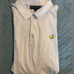 Masters Collection Men’s White Cotton Polo - Augusta National Golf - XXL